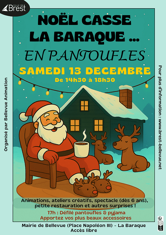 Noel-casse-la-baraque-en-pantoufles-decembre-2025-centre-social-culturel-bellevue-brest